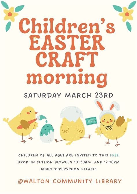 Easter Crafts for Children, Charles Waterton House. 6 Almond Avenue ...