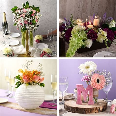 Centros De Mesa De Flores Grandes