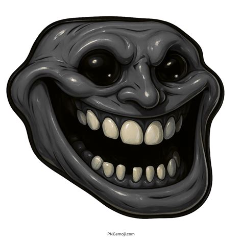 Evil Troll Face PNG, Vector FREE » PNG Emoji