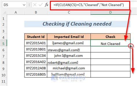 Image result for Clean Data Function in Excel for Data Not Given