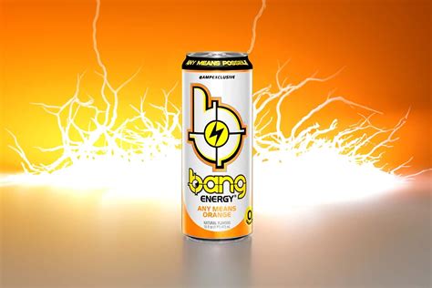 Orange Energy Drinks Mandarin Orange Sparkling Energy Drink 85mg