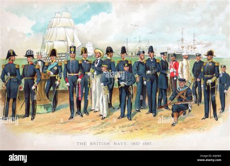'The British Navy, 1837-1897', (early 20th century).Artist: TS Crowther ...