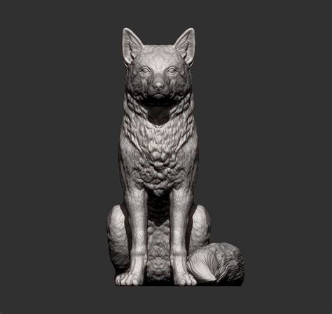 Fox 3D Print Model by Alexander3dart