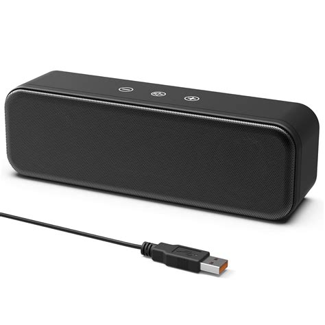 XKX Computer Speakers for Desktop PC Laptop, Wired, Plug-in, External ...