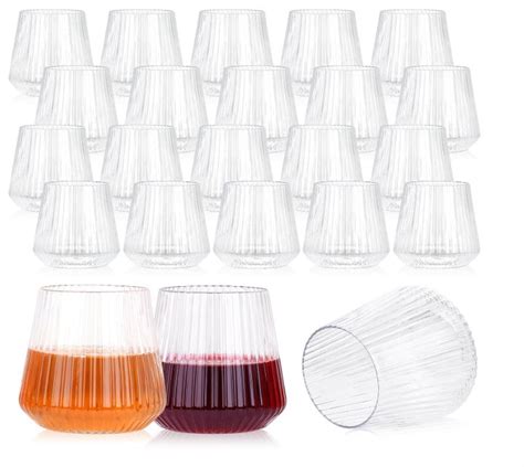 D'aromas Heavy Bottom Raised Base Whiskey Glasses (370ml) | Set of 6 C ...