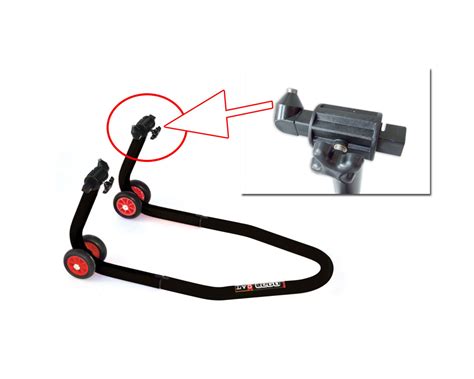 LV8 U Stand Front Paddock Stand with Cone Cursors (E600LC.BK)– Moto Central