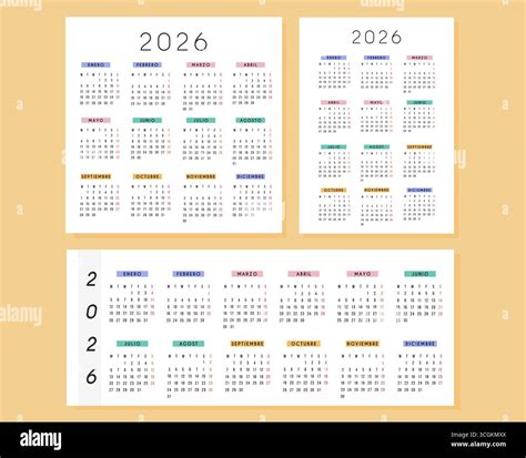 Yearly view Stock Vector Images - Alamy