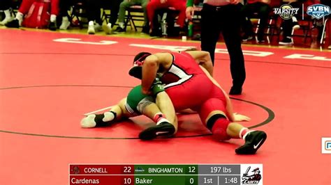 Cornell Big Red Wrestling vs. Binghamton Bearcats, Friedman Wrestling ...