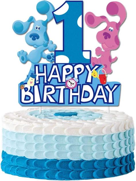 HugeONER Blues Clues Cake Topper Birthday Cake Decoration for India | Ubuy