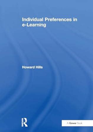 Buy Individual Preferences in E-learning Book Online at Low Prices in ...