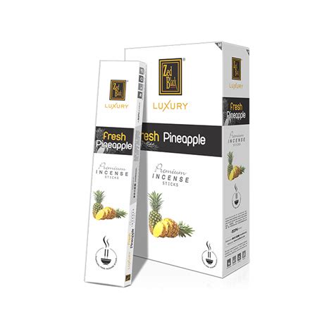 Luxury Pineapple Fragrance Agarbatti / Incense Sticks -: Pack of 12 ...