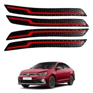 Autokaar Car Front and Rear Silicon Bumper Corner Guard Protector Dual ...