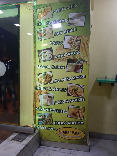 Menu at Chatar Patar, Kolkata, 66