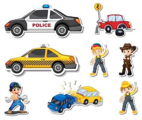 Cartoon police cars Images - Free Download on Freepik
