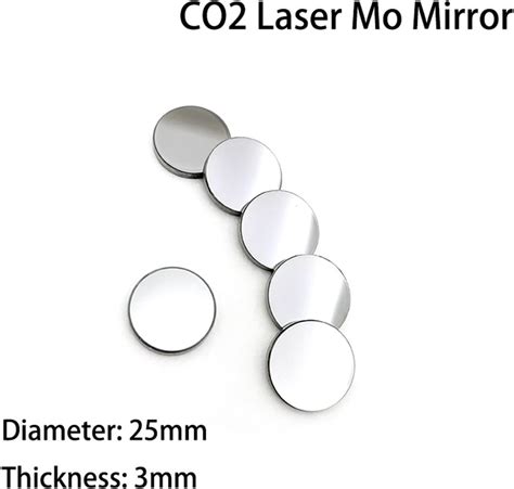 Buy CO2 Laser Cutter Focus Focal Lens Mo Laser Reflective Mirror Dia 25 ...