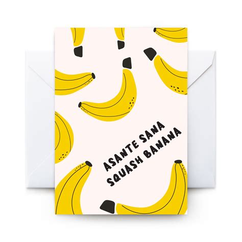 Asante Sana Squash Banana – Card – BONK