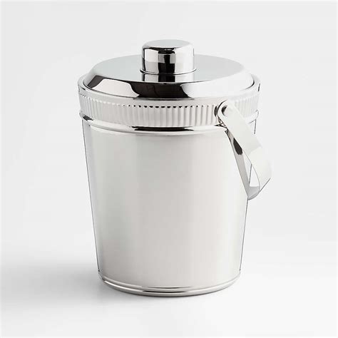 Stainless Steel Ice Buckets | Crate & Barrel
