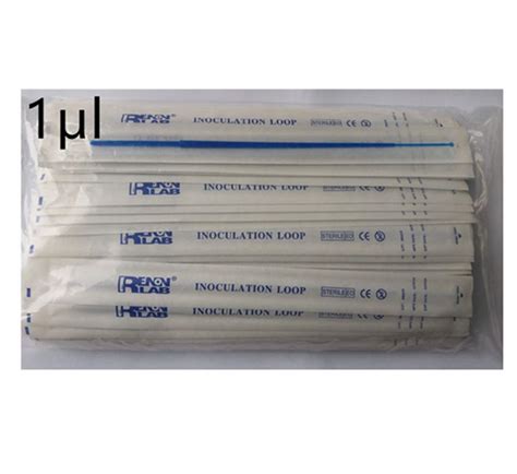 Buy Renon, 100 Counts 1μl Inoculating Loops, Sterile EO(Ethylene Oxide ...