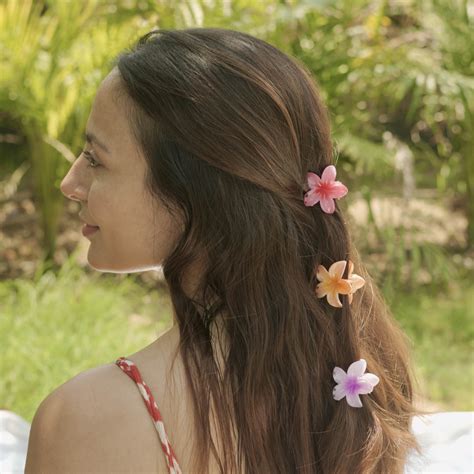 Flower Hair Claw Clips with Free Pouch - Set of 6 - Multi – Hair Drama ...