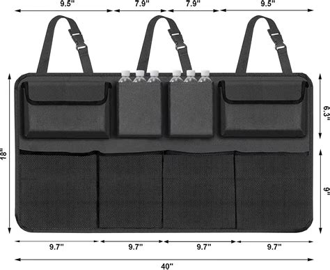 Snuopfy Space Saving Car Trunk Organizer with Hanging India | Ubuy