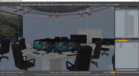 3D Tactical Command Center model | 3D Molier International