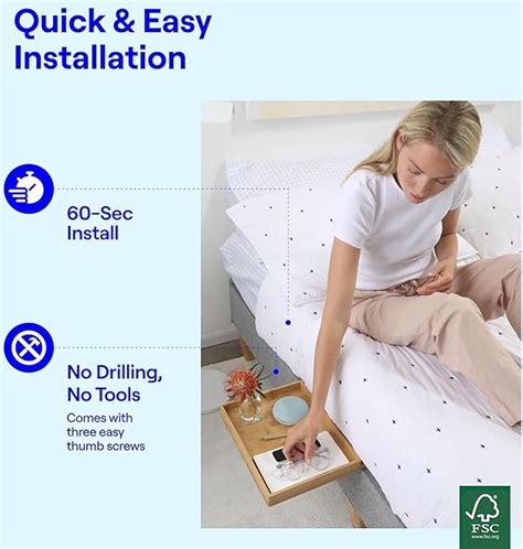 nachtkastje bedplank ‎24 x 35 x 7 cm | bol