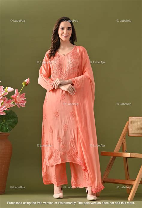 Modal Lucknow Chikankari Kurta – Label Aja Chikankari