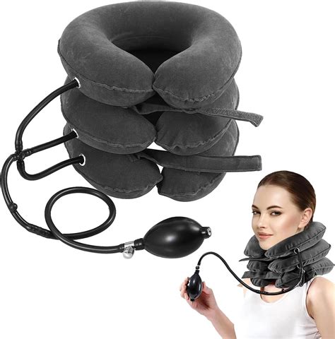 Amazon.com: Neck Traction Device, Cervical Traction Device, Neck ...