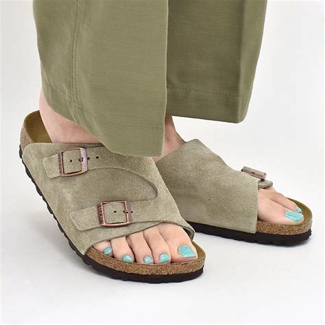 【25SS】ビルケンシュトック BIRKENSTOCK チューリッヒ ZURICH スエード トープ ナロー 幅狭 50463 メンズ ...