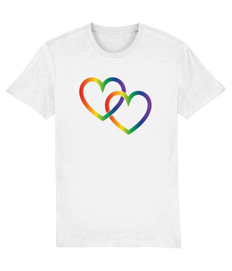 2 Hearts LGBT, Pride T-shirts - Monkey NO Speak