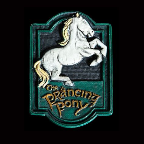 Weta Workshop Lord of the Rings Magnet The Prancing Pony Merchandise ...