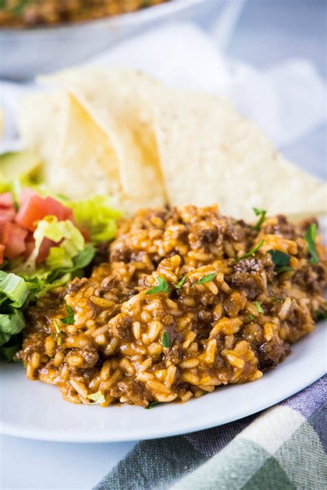 Easy Taco Rice Recipe | Dinners, Dishes & Desserts