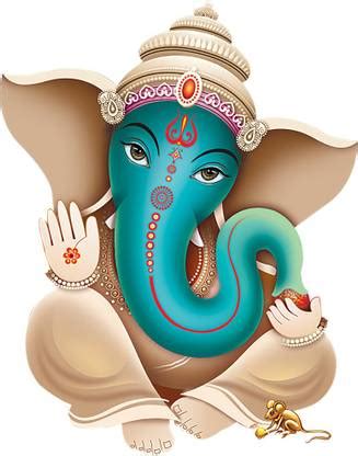 god & god's 53 cm Modern Art Ganesh Ji 249 Self Adhesive Sticker Price ...