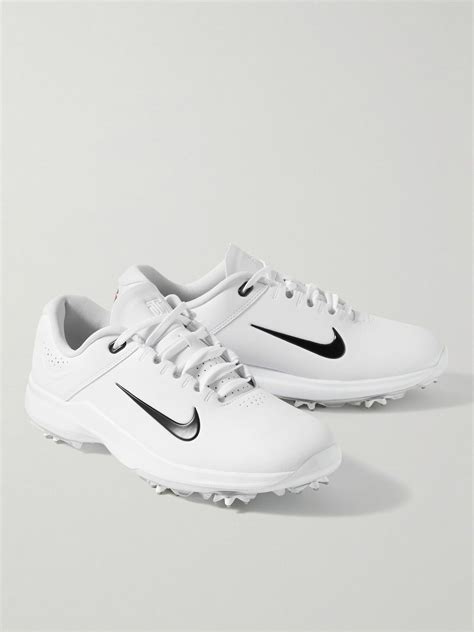 Nike Golf - Tiger Woods '20 Air Zoom Faux Leather Golf Shoes - White ...