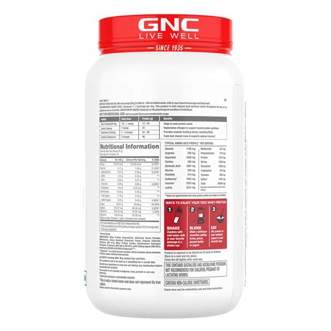 Buy GNC Pro Performance 100% Whey Protein Chocolate Fudge Flavour ...