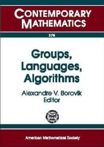 Groups, Languages, Algorithms: Buy Groups, Languages, Algorithms by ...