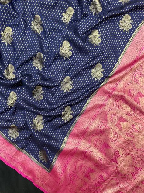 Cairo RZ Banarasi Semi Khaddi Georgette – Sanjar Creation