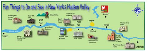 Things to Do and See in New York’s Hudson Valley | Illustrated Maps and ...