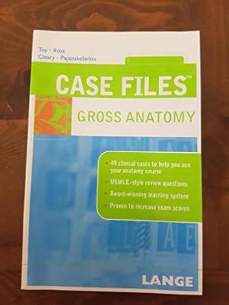 Buy Case Files Gross Anatomy (LANGE Case Files) Book Online at Low ...