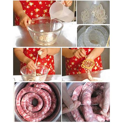Buy Careslong Sausage Casing Safe Edible Pig Dry Intestine Coat Meat ...