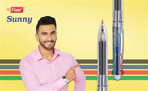 FLAIR Sunny Retractable Ball Pen | Smudge Free | 4 Colors in 1 Pen ...