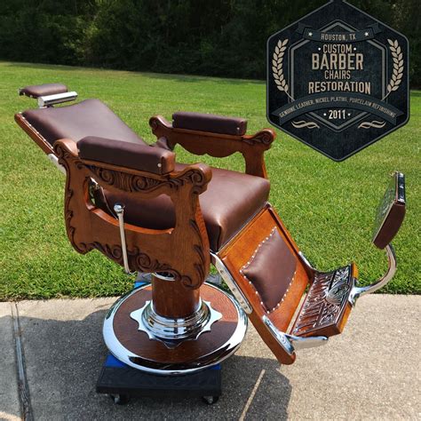 1890's Theo A. Kochs Oak Antique Barber Chair : r/Antiques