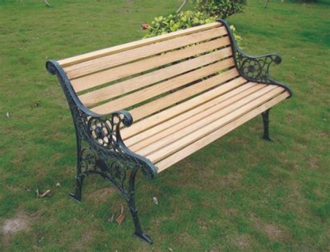 木塑公园椅户外长条椅子防腐实木长凳休闲椅铸铝有靠背座椅-阿里巴巴