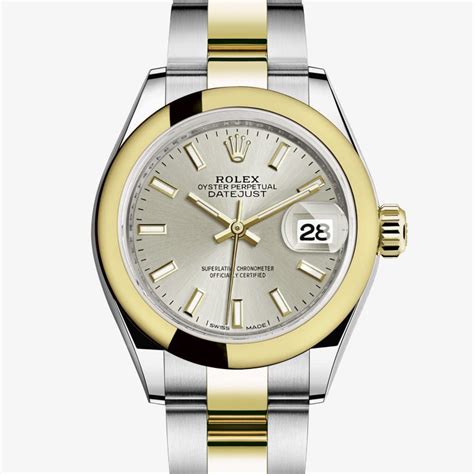 rolex Lady-Datejust Oyster 28 mm acciaio Oystersteel e oro giallo ...