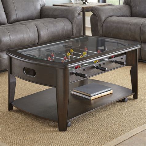 Steve Silver Co. Diletta Foosball Cocktail Table - DL250CBN | Coffee ...