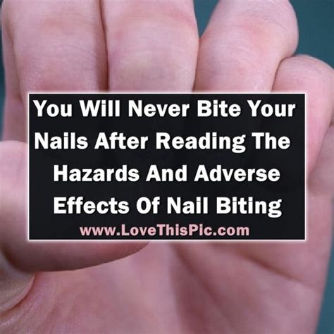 is biting nails bad