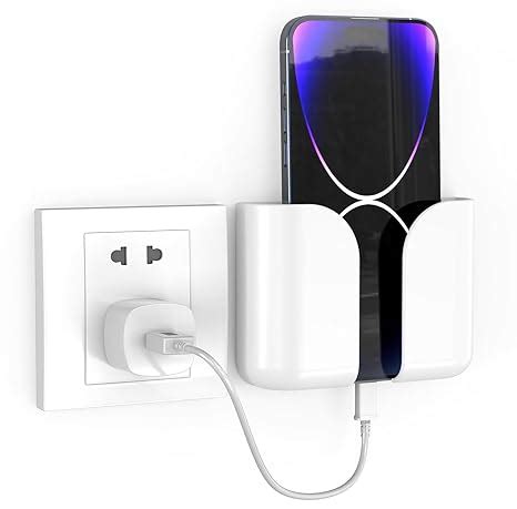 ELV Wall Mounted Mobile Smartphone Holder Storage Case for Phones with ...
