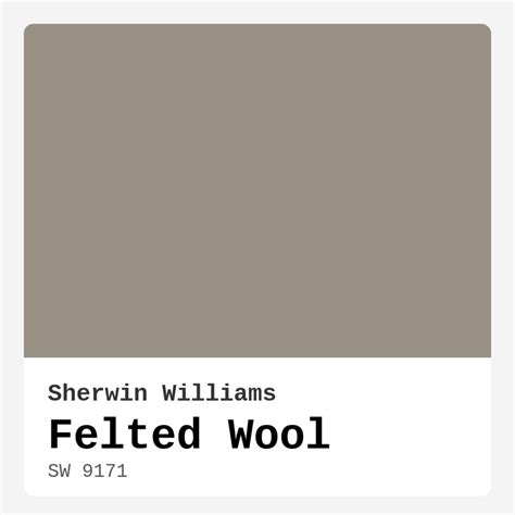 Sherwin Williams Felted Wool