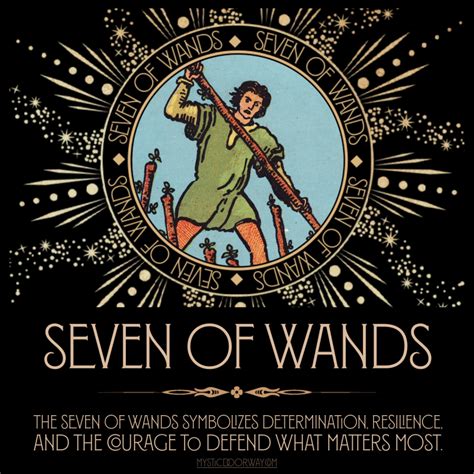 Seven of Wands - Mystic Doorway