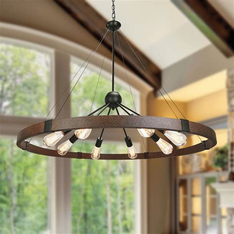 Amazon Wagon Wheel Chandelier at Gabriel Burnell blog